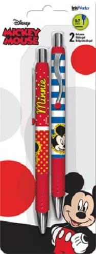 Disney Mickey Mouse & Minnie Mouse Gel Pen Set 2pk