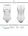 FPT Womens Sleeveless Lace Trim Seamless Bodysuit