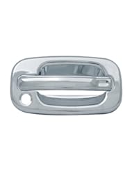 Automotive Parts and Accessories: Bully DH68101A Chrome Door Handle Cover with Passenger Side Keyhole - Pack of 2 - Bully