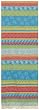 Hand Woven Elegant Jacquard 100% Cotton Pansy Table Runners 12x72 Inches Set of Two