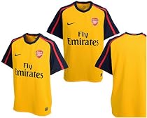 Arsenal Away Shirt Junior 08/09 Size X-Large Boys