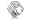 14K White Gold Matte-Finish Hand-Crafted Designer Ring, Enhanced with Pave Set Diamond Bars., 0.00