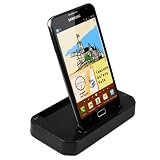 mumbi Lot DUAL Duo USB Station d'accueil Samsung Galaxy Note N7000 + Compartiment batterie + USB mini C�ble de Donn�es