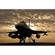 F-16C Fighting Falcon (Sunrise) Art Poster Print - 13x19