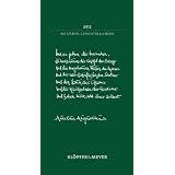 Wetzstein Gedichtekalender f�rs Jahr 2012von "Thomas J. Bader"