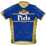 Primal Wear Men's Pabst Piels Beer Short Sleeve Cycling Jersey - PBPIJ10M (L)