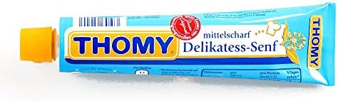 Thomy Mustard Tube 3.4 oz each (4 Items Per Order)