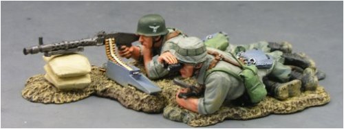 German Fallschirmjager MG34 Machine Gun Team