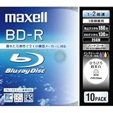 マクセル 2倍速対応BD-R　10枚パック25GB BR25VWPA.10S