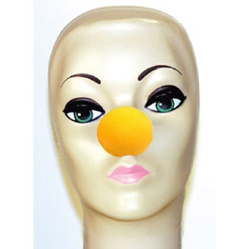 Goshman Yellow Foam Clown Noses (1 5/8