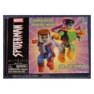  Marvel MiniMates Series 4 Unmasked SpiderMan and Dr. Octopus