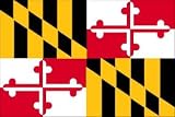 3 x 5 Feet Maryland Nylon - outdoor State Flags Made in US.