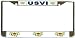 USVI United States Virgin Islands Flag Chrome Metal License Plate Frame Holder