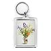 Irises and Lilies in a Dutch Jug (w/c) by Christopher Ryland - Acrylic Keyring - Art247 - Standard Size