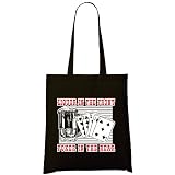 Liquor in the Front Organic Fashion Tote, Black