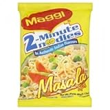 2 Minute Noodles Masala Spicy Maggi (Pack of 24)