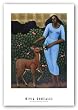 Ofrenda Rosada Al Venado De Las Piedras Negras by Nivia Gonzalez 26.75"x19.875" Art Print Poster
