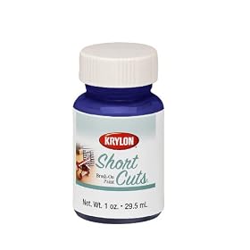 Krylon KSCB062 Short Cuts Brush-On Paint, 1-Ounce, Iris