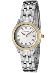 Seiko Womens SXDC26 White Dial Stainless Steel Watch
