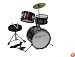 DeRosa by Bridgecraft *BLUE* Child Drum Set with Seat, Sticks & Cymbal -DRM 312