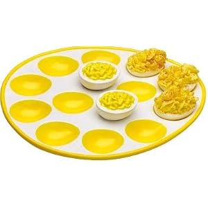 Boston Warehouse Egg Plate Set by Boston Warehouse