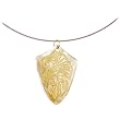Carved Mother of Pearl Choker Necklace