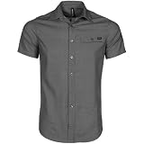 RVCA Wesley Stripe Slim Fit Button-Up Shirt - Miner Gray