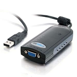 Cables To Go 30540 USB 2.0 to VGA Adapter Cable (Black) by 
