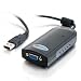 Cables To Go 30540 USB 2.0 to VGA Adapter Cable (Black)