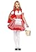 Leg Avenue Women's 2 Piece Red Hiding Hood Costume