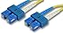 Lynn Electronics SCSCDUPSM-1M 9/125 Yellow Duplex Single-Mode Fiber Optic Patch Cable, SC-SC, 1 Meter in Length Yellow