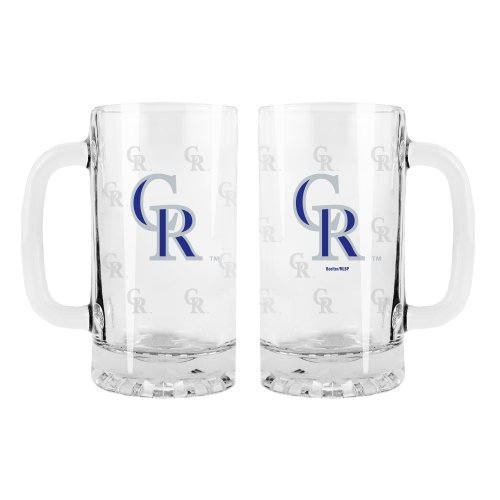 MLB Colorado Rockies 2-Pack Satin Etch Tankard Mug