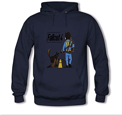 LHZO Printing Boy's Fallout 4 Graphic Cotton Hoodie Sweatshirt Large Blue