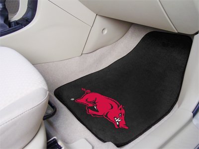 University Of Arkansas Car Mats (2-Piece)