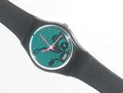Swatch Velvet Underground Plastic Swiss Quartz Lady's Watch