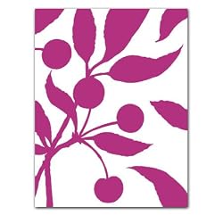 Cherries Embossed - Gift Enclosure Cards (set of 12)