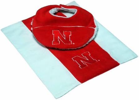 Nebraska Cornhuskers Bib and Burp Cloth Gift Set