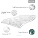 MALOUF SLEEP TITE Quilted Mattress Pad with Soft Down Alternative Fill - Hypoallergenic Cal King, California, White