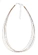 Necklace Cord For Pendants - D63 - Multi-Strand Cord - Stainless Steel with .925 Sterling Silver Ends - 16" + 2" Extension Chain - Copper Color