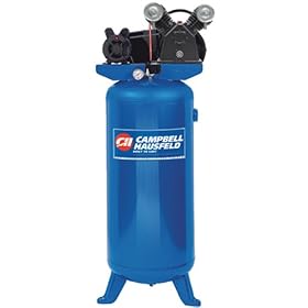 Campbell Hausfeld VH6111 15 Amp 3 Horsepower 60 Gallon Oiled Stationary Vertical Compressor