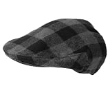 Boston Traveler Mens Plaid Ivy Flap Cap