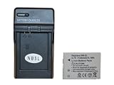 GPK Battery Nb-5l and Charger Cb-2lx for Canon Powershot Sd990 Sd890 Sd880 Sd870 Sd850 Sd800 Sd790 Sd700 Is Series ; Ixy Digital 95 920 910 900 820 810 800 3000 2000 1000 Is ; Ixus Digital 980 970 960 950 900 90 870 860 850 Is Ti Series Digital Elph Replacement Digital Camera Rechargeable Battery Charger Ac Wall