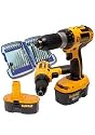 Dewalt  DC725KA 18v Combi Drill, DC759N 18V Drill Driver, Faithfull Bit Set and 18V Batteries