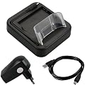 mumbi Dockingstation Motorola Defy Defy+ + PLUS USB Dock / Tischladestation DUAL mit EXTRA Akku Ladefach + Datenkabel + Ladeger�t Netzteil