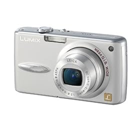 Panasonic DMC-FX01BS Digital Camera - Silver [6MP, 3x Optical Zoom]