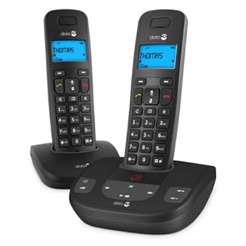 Doro Formula 8R Duo Téléphone sans fil DECT avec combine supplémentaire Noir Doro Formula 8R Duo Téléphone sans fil DECT avec combine supplémentaire Noir