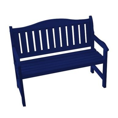 Prairie Leisure Design 39-002 Garden Bench - Berry Blue