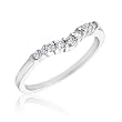 Curved Diamond Band 1/5ctw