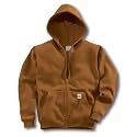 Carhartt Midweight Full-Zip Hooded Sweatshirt - Boys'