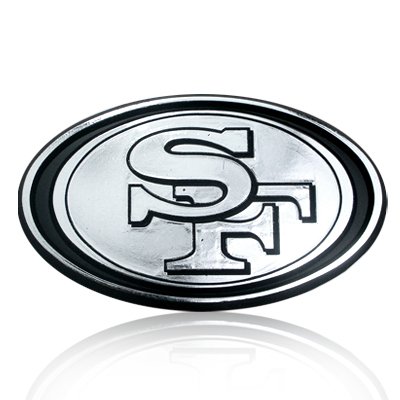 NFL San Francisco 49ers 3d Chrome Car Emblem